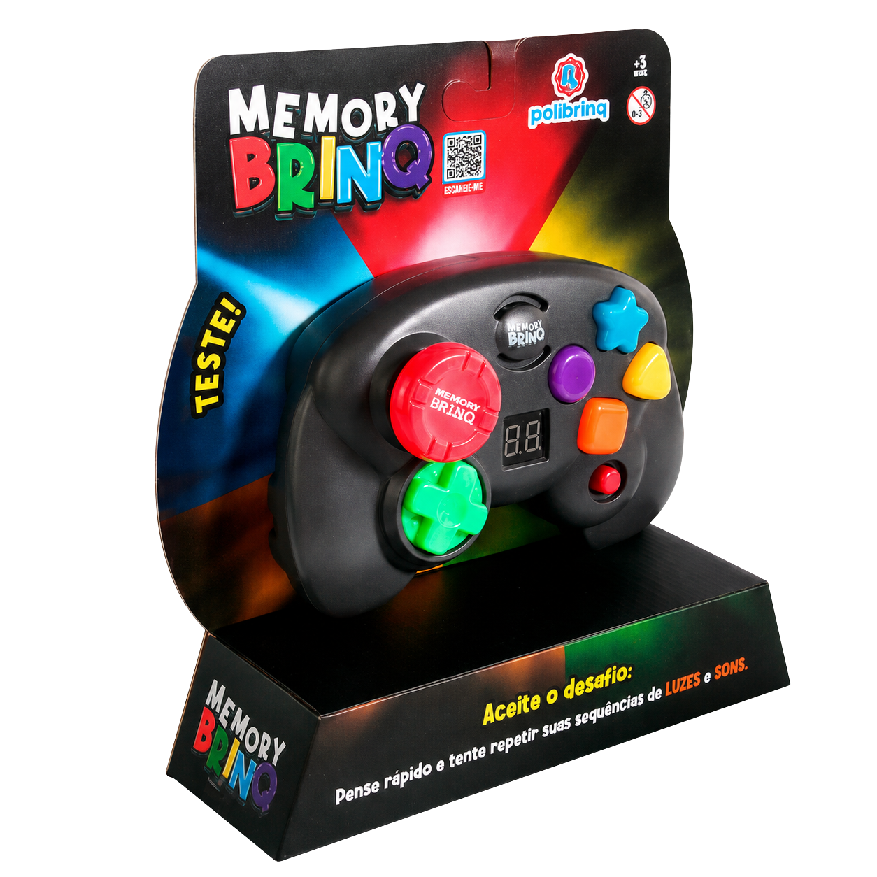 Memory Brinq Polibrinq — jogo de memória eletrônico